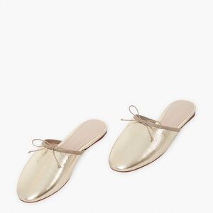 Loeffler Randall Champagne Slip-On Mules